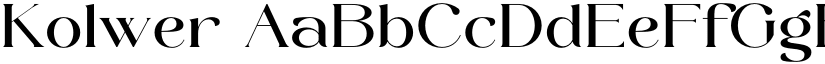 Kolwer font download