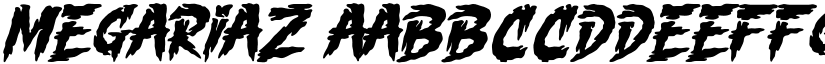 MEGARIAZ font download