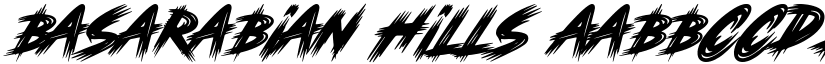 Basarabian Hills font download