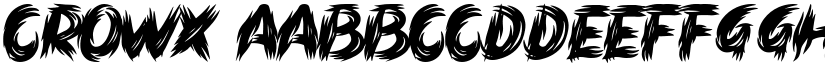 CrowX font download
