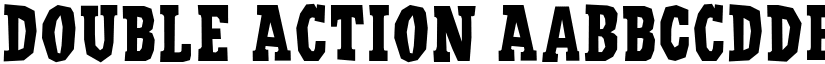 Double Action font download
