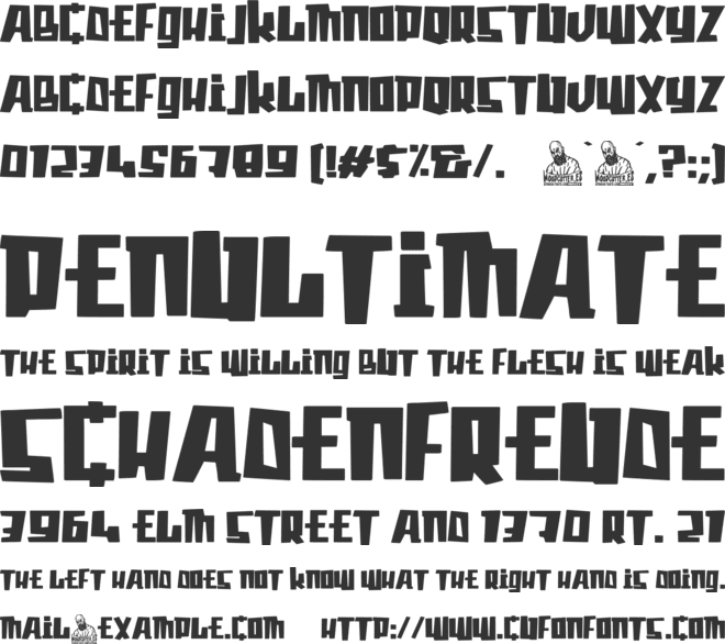 Fraude Procesal font preview