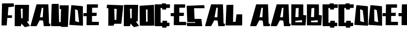 Fraude Procesal font download