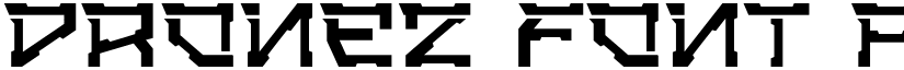 Dronez Font font download