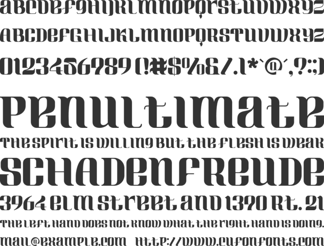 Ruskyn font preview