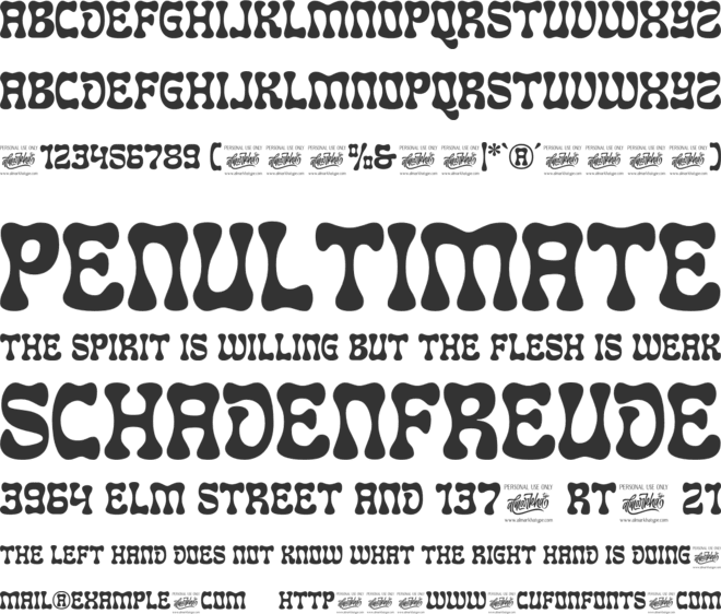 Mystic Dream font preview