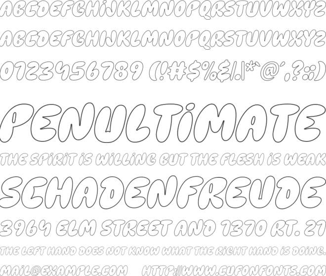Defkins Air font preview