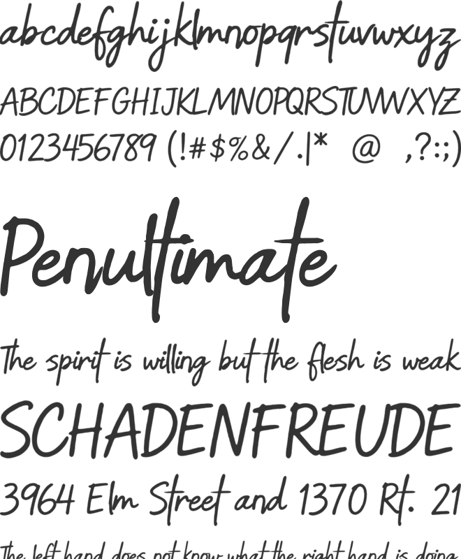 Maulidya Script font preview