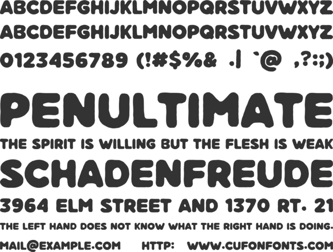 SFC Roundhe font preview