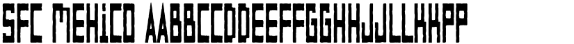 SFC Mehico font download