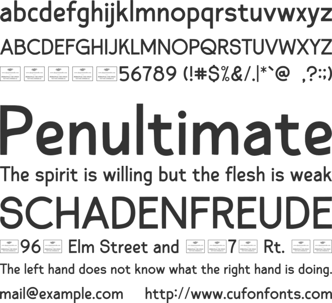 Eighty Free font preview