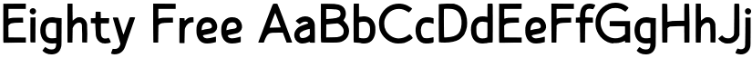 Eighty Free font