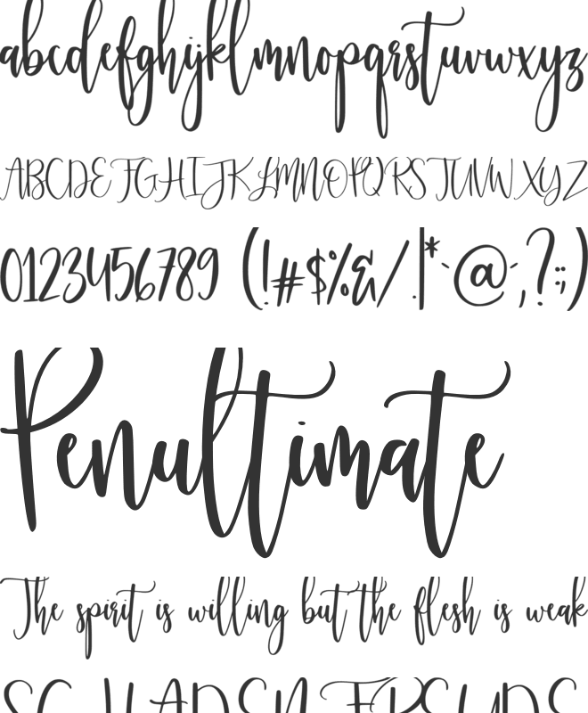 Cintakan font preview
