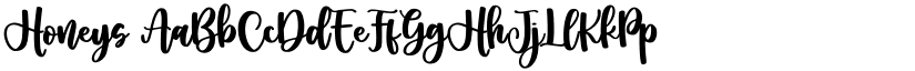 Honeys font