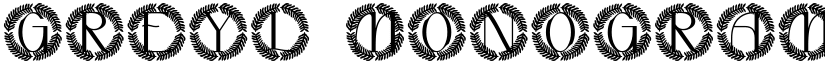 Greyl Monogram font download