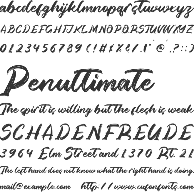 Bitalon font preview
