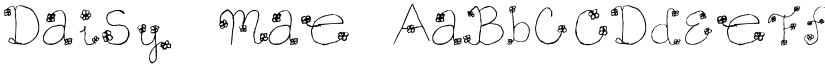 Daisy Mae font