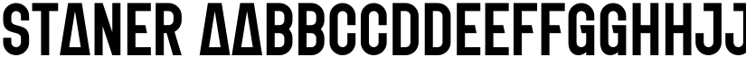 STANER font download