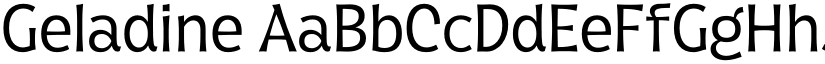 Geladine font download