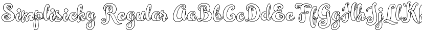 Simplisicky Regular font