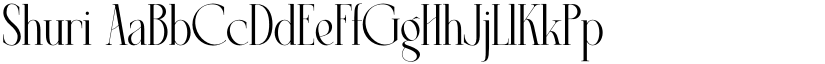Shuri font download