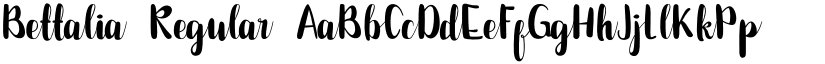 Bettalia font download