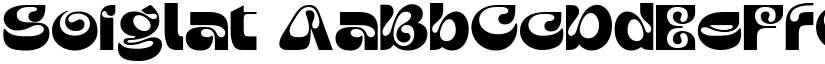Soiglat font