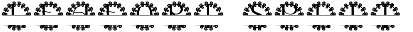 Leafori Split Monogram font