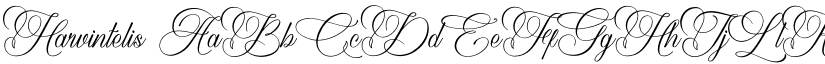 Harvintelis font download
