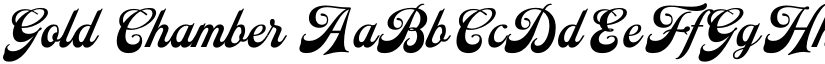 Gold Chamber font