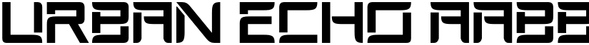 Urban Echo font