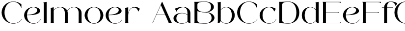 Celmoer font