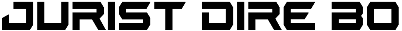 Jurist Dire Bold font