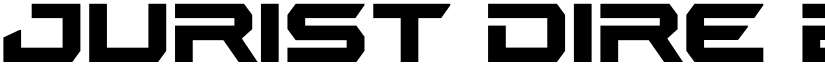 Jurist Dire Bold Expanded font