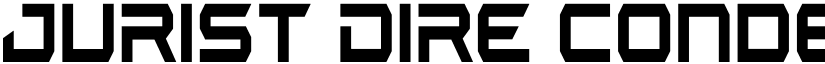 Jurist Dire Condensed font