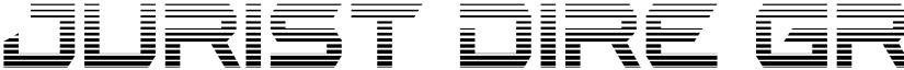 Jurist Dire Gradient font