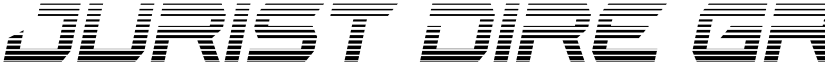 Jurist Dire Gradient Italic font
