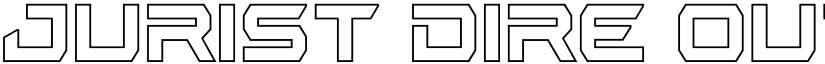 Jurist Dire Outline font