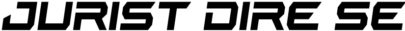 Jurist Dire Semi-Bold Semi-Ita font