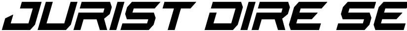 Jurist Dire Semi-Bold Super-It font