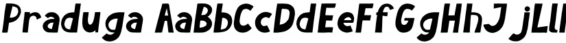 Praduga font download