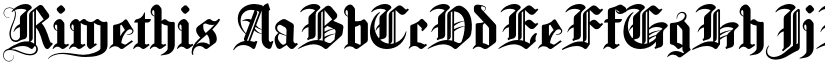 Rimethis font download