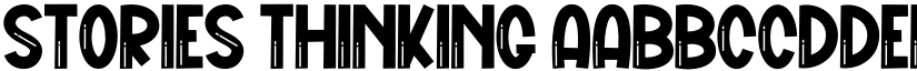Stories Thinking font download