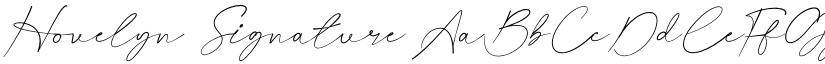 Hovelyn Signature font download