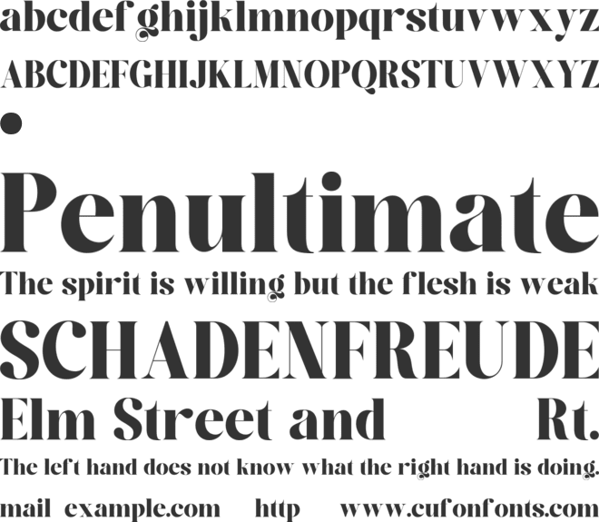 RAGIKA font preview