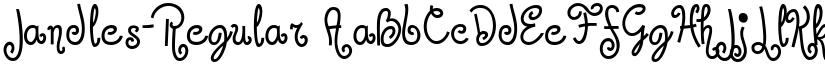 Jandles font download