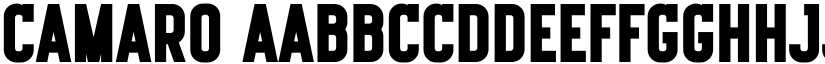 Camaro font download