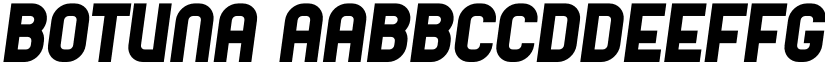 Botuna font