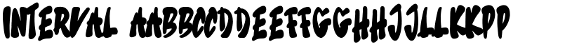 Interval font