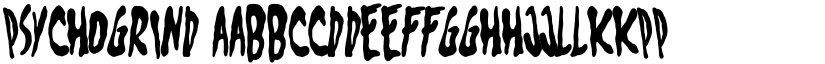 Psychogrind font download